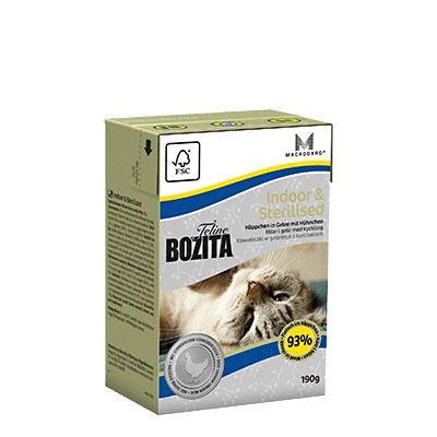 Bozita Feline Indoor & Sterilised 190g