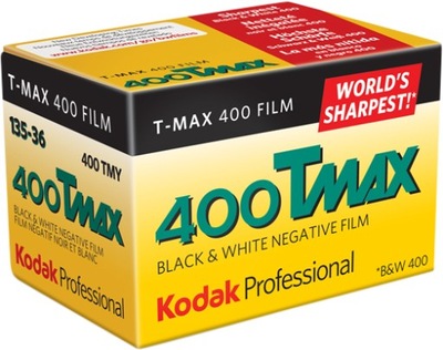 Film Klisza Wkład B&W 35mm KODAK T-MAX 400 135 36 zdjęć 36x