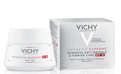 VICHY LIFTACTIV SUPREME SPF 30 krem przeciwzmarszczkowy na dzień 15 ml