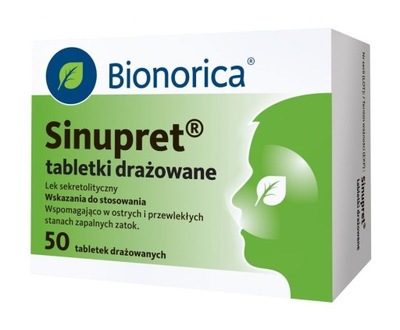 Sinupret, 50 drażetek