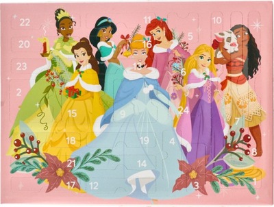 Kalendarz Adwentowy z przyborami szkolnymi Disney Księżniczki