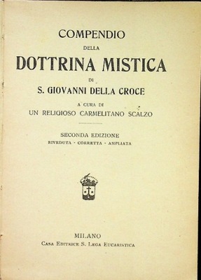Compendio della Dottrina Mistica 1927r