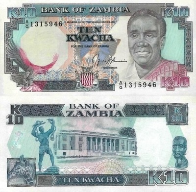 # ZAMBIA - 10 KWACHA - 1991 - P-31 - UNC