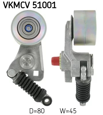WHEEL BRIDLE BELT /SKF/ VKMCV 51001 SKF VKMCV 51001  