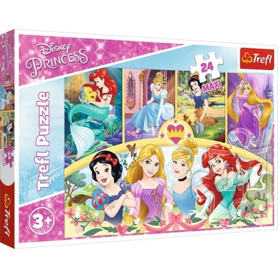 Puzzle Księżniczki Disneya duże puzzle dla 2 latka