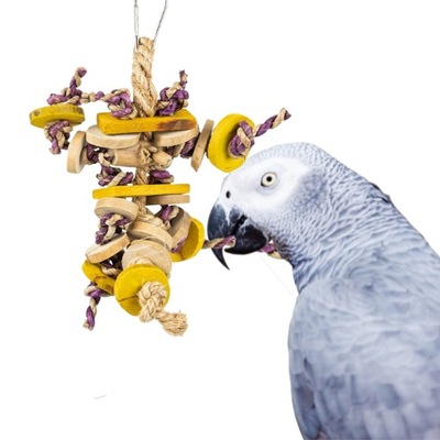 Wesoły Woody - zabawka dla małych i średnich papug