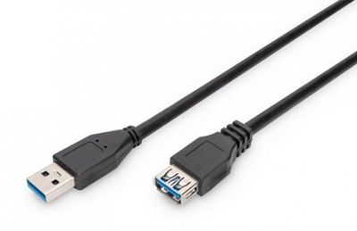 Kabel przedłużający DIGITUS USB 3.1 Gen.1 SuperSpeed 5Gbps Typ USB A/USB A