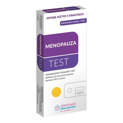 MENOPAUZA TEST płytkowy 2 testy HYDREX