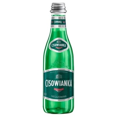 Woda niegazowana Cisowianka szkło 0,3L x 24