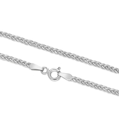 Srebrny łańcuszek - Lisi Ogon 60cm pr.925
