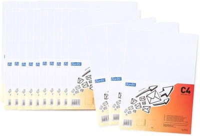 KOPERTY C4 do formatu A4 białe 625szt Bantex