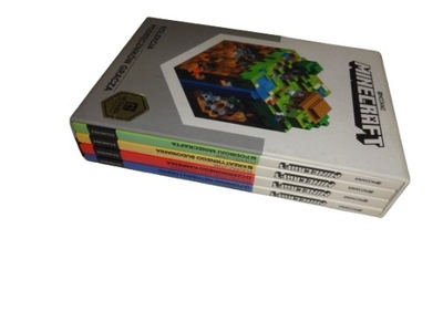 Minecraft x4 Kolekcja podręczników gracza Praca zbiorowa