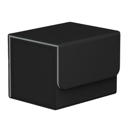 Card Deck Box Holder Organizer Storage black