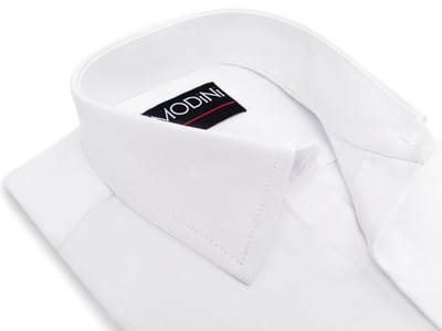 Biała elegancka koszula dziecięca z plisą YD50 140
