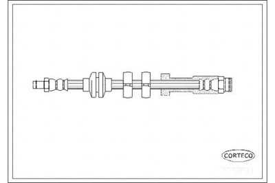 ПАТРУБОК ТОРМОЗНОЙ GIĘTKI LANCIA CORTECO