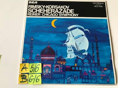 LP Rimsky-Korsakov Scheherazade Reiner Chicago Symphony STAN 6-/6