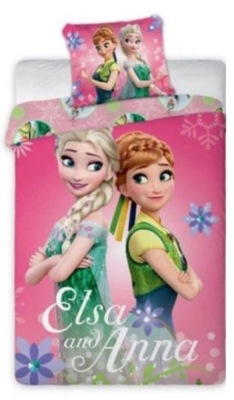 Pościel dziecięca Frozen 160x200 Elsa Kraina Lodu