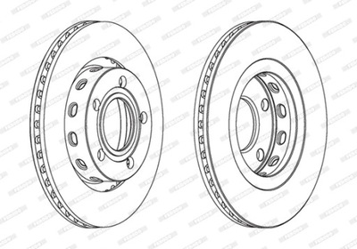 DISC BRAKE FERODO DDF1896C  