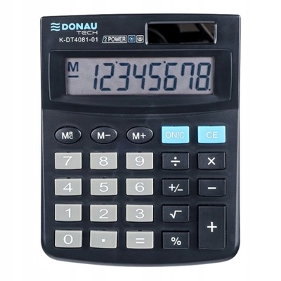 Kalkulator biurowy szkolny Donau Tech
