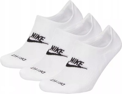 Skarpety Nike NK Everyday Plus Cush Footie białe D