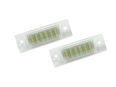 Лампы освещение регистрационного led vw transporter фото №1