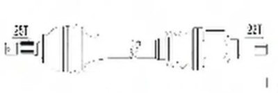 Привідний вал перед коробка передач механічна npw-ct-010 nty фото №1