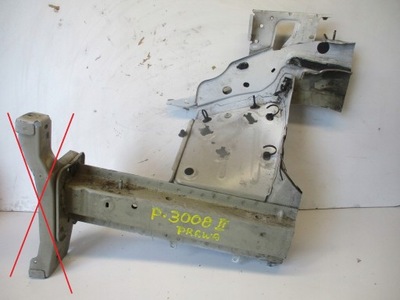 Лонжерон четверть peugeot 3008 ii правая фото №1