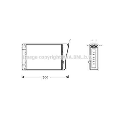 WYMIENNIK CIEPLA, CALEFACCIÓN INTERIOR AVA QUALITY COOLING OL6196  