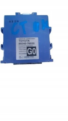 Модуль блок керування lexus ct200h uk 89340-76020 фото №1