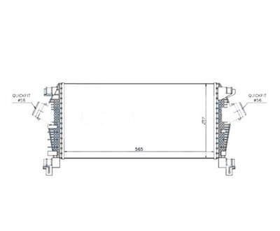 INTERCOOLER OPEL ASTRA (J) 09- 1302144  