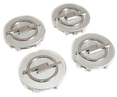 OPEL CUP NUTS KAPSLE DEKLE FOR ALUFELG 59MM 4 PIECES  