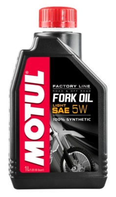 МАСЛО DO АМОРТИЗАТОРІВ MOTUL FORK OIL FACTORY LINE LIGHT 5W 1L