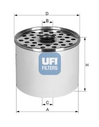 UFI 24.360.00 ФІЛЬТР ПАЛИВА