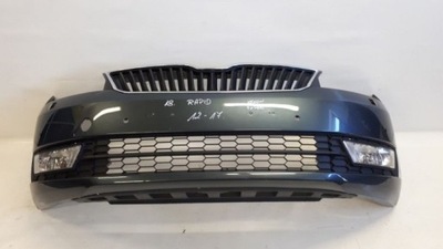 Skoda rapid 2012-2017 бампер перед фото №1