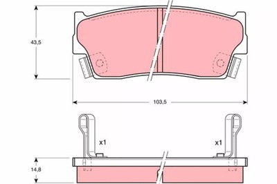 TRINKELĖS HAM. SUZUKI VITARA 