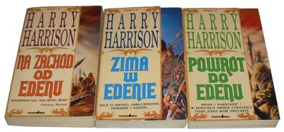 Harrison Harry EDEN Na zachód od Edenu - tom 1,2,3