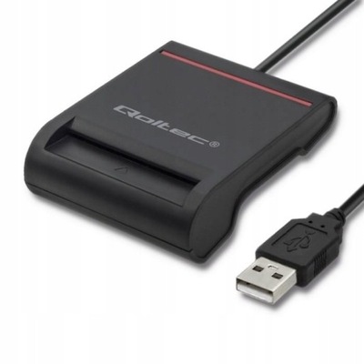 QOLTEC SMART ЧИП ID CARD SCANNER USB 2.0 PLUG&PLAY фото