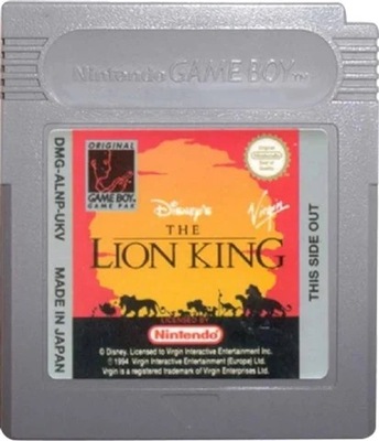 The Lion King - NINTENDO GAME BOY GB PAL