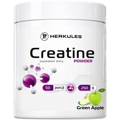 HERKULES Creatine Powder 250g MONOHYDRAT KREATYNA MOC SIŁA ROZWÓJ