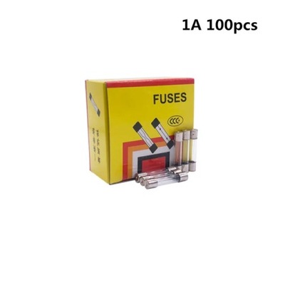 100Pcs/Set 5x20mm Quick Blow Glass Tube Fuse Assorted Kits, Fast-blo~1683 