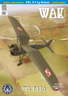 WAK 1/2023 - Samolot myśliwski PZL P.11g Kobuz