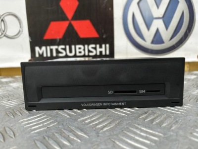 Vw touareg iii мультимедиа считыватель 760035063b фото №1