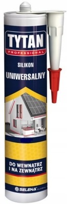 Silikon uniwersalny bezbarwny 280ml Tytan