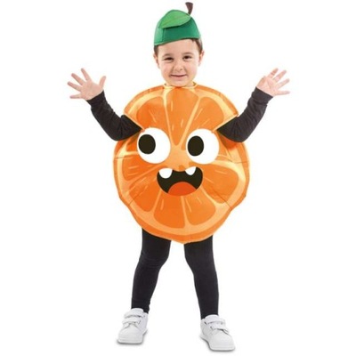 STRÓJ dla dzieci OWOC pomarańcza Z CZAPKĄ 80-86cm