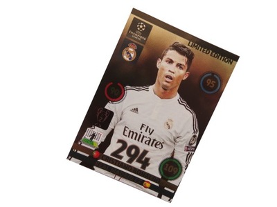 PANINI CHAMPIONS 2015 KARTY PIŁKARSKIE LIMITED CRISTIANO RONALDO REAL