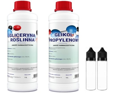 Zestaw Glikol i Gliceryn 2L Farmaceutyczna Jakość