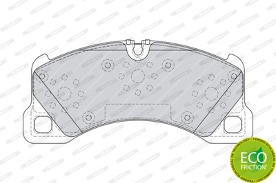 FERODO ECO-FRICTION PARTE DELANTERA PORSHE CAYENNE I II  