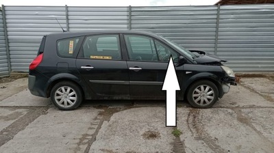 Стекло дверная правая перед renault grand scenic ii фото №1