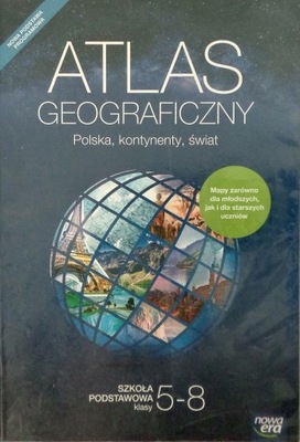 Atlas geograficzny klasa 5-8 podstawowa