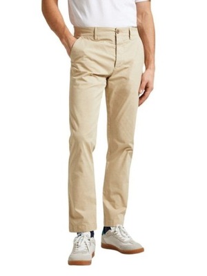 Pepe Jeans spodnie PM211699 833 beżowy 31